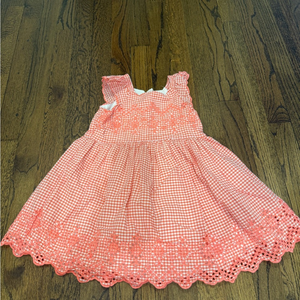 GAP Pink Gingham Kids Dress